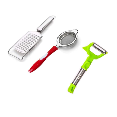 Combo Set of Grater, Tea Strainer...